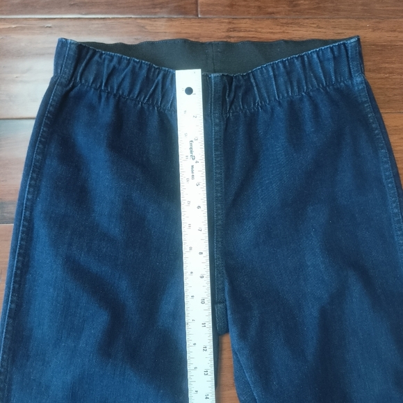 Soft Surroundings Boot Cut Pull-On Denim Jeggings Size S cotton/spandex - Picture 5 of 9